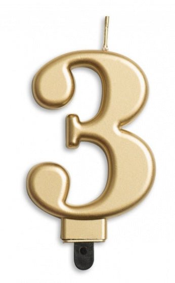 Candle - Gold Number (1ct)