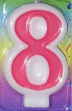 Candle - Pink Number (1ct)