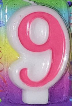 Candle - Pink Number (1ct)