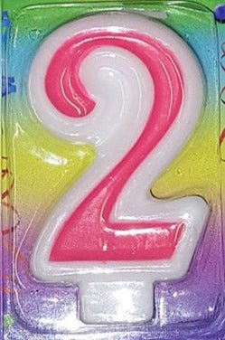 Candle - Pink Number (1ct)
