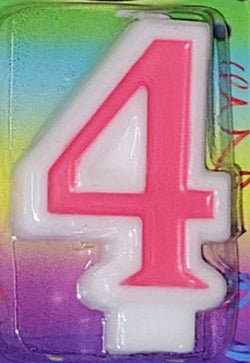 Candle - Pink Number (1ct)