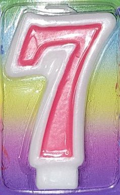 Candle - Pink Number (1ct)