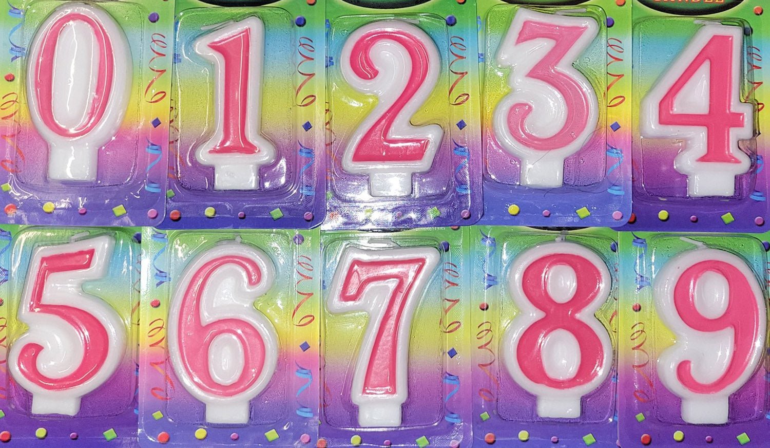 Candle - Pink Number (1ct)