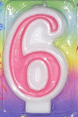 Candle - Pink Number (1ct)