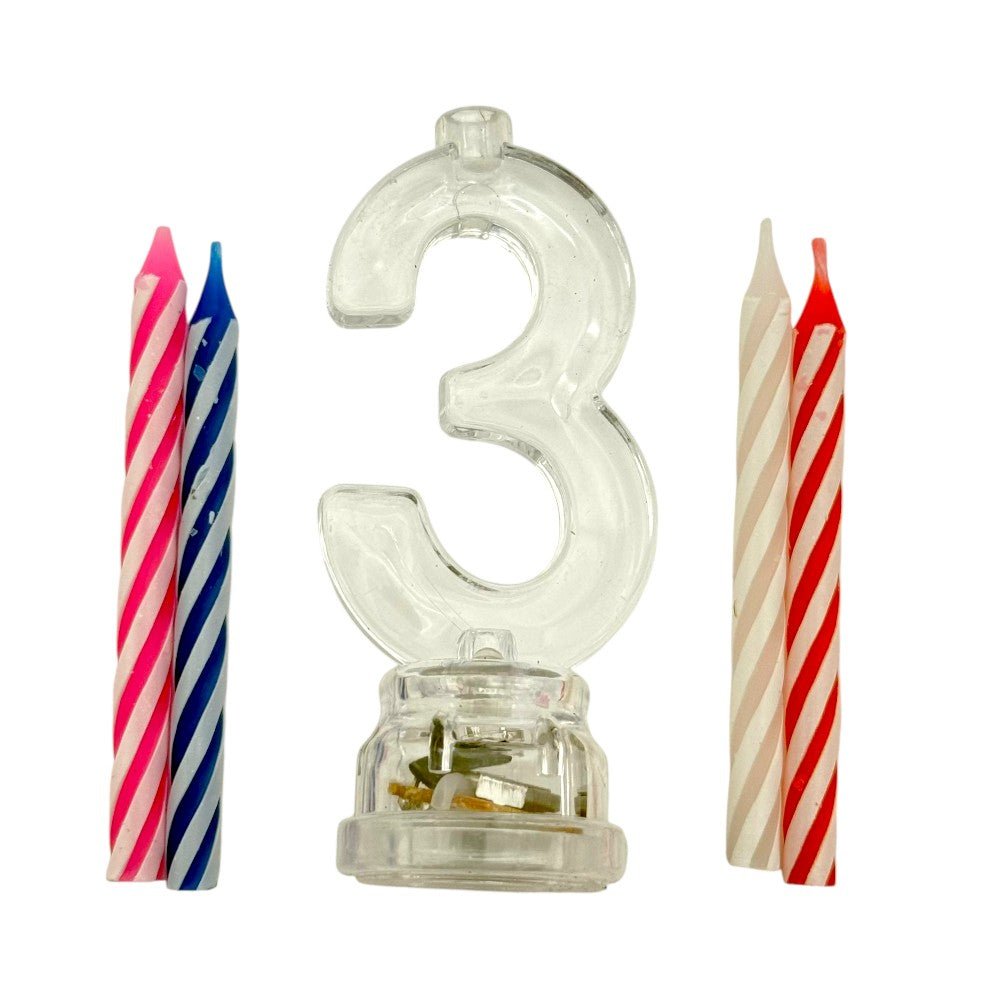 Candles and Flashing Number Topper - PPD