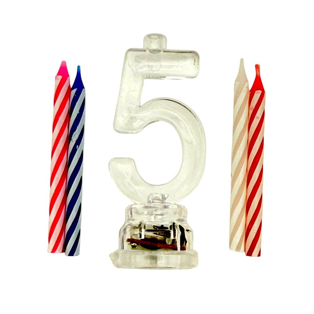 Candles and Flashing Number Topper - PPD