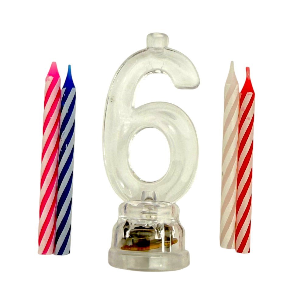 Candles and Flashing Number Topper - PPD