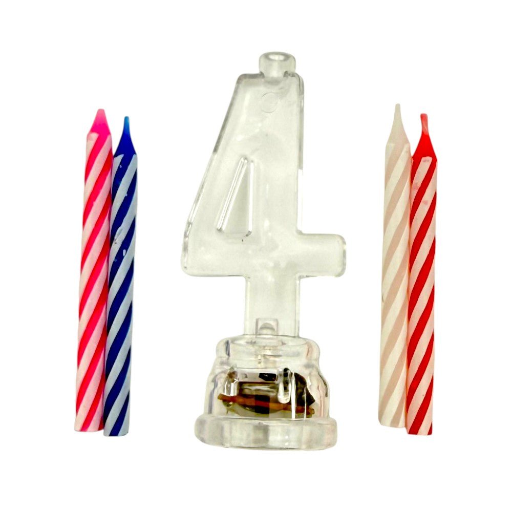 Candles and Flashing Number Topper - PPD