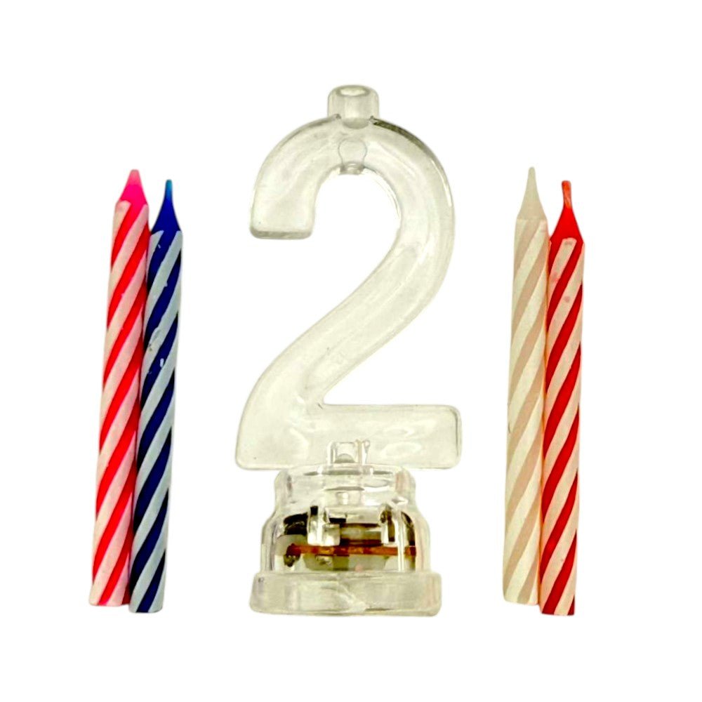 Candles and Flashing Number Topper - PPD