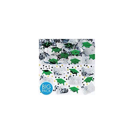 Congrats Grad (Green) Confetti 2.5 oz - Amscan