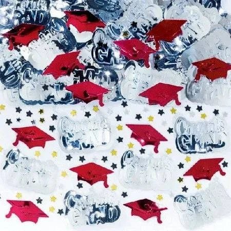 Congrats Grad (Red) Confetti 2.5 oz - Amscan