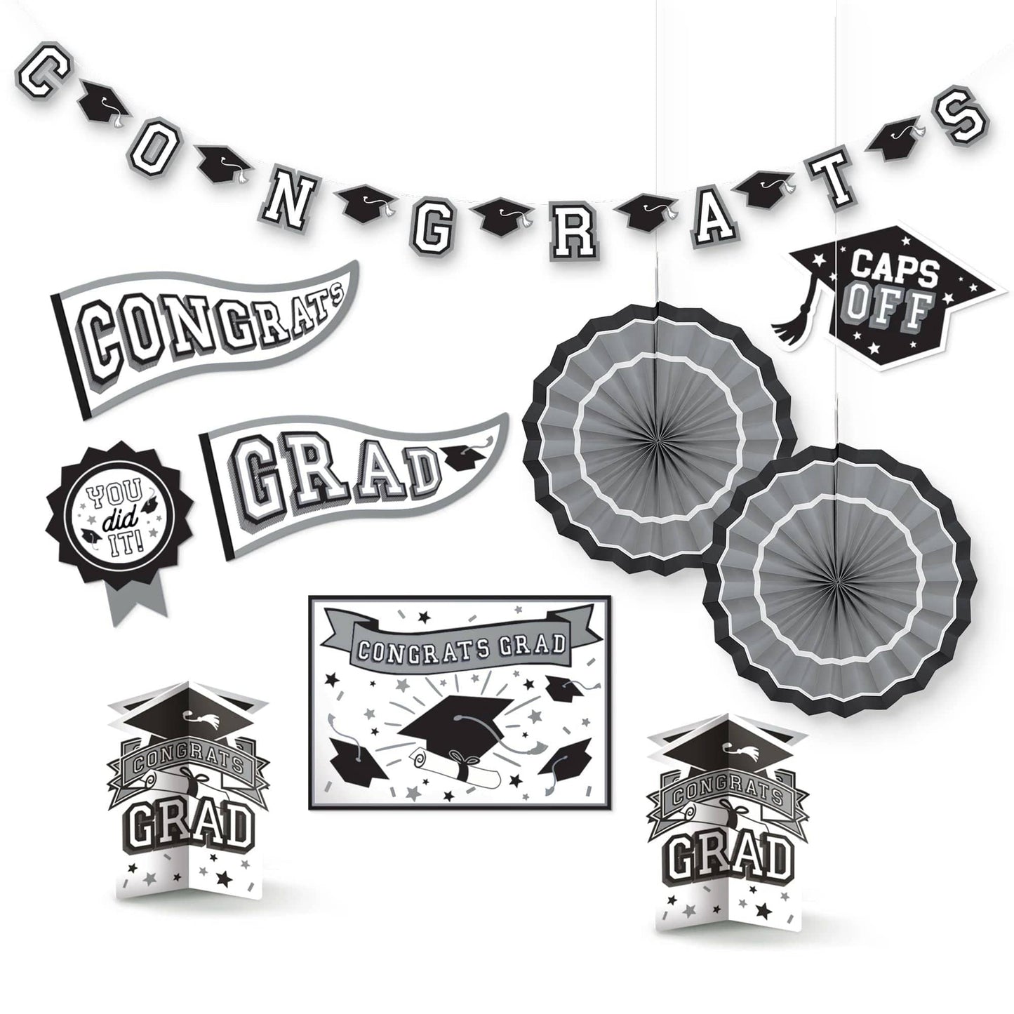 Congrats Grad Room Decorating Kit - Amscan