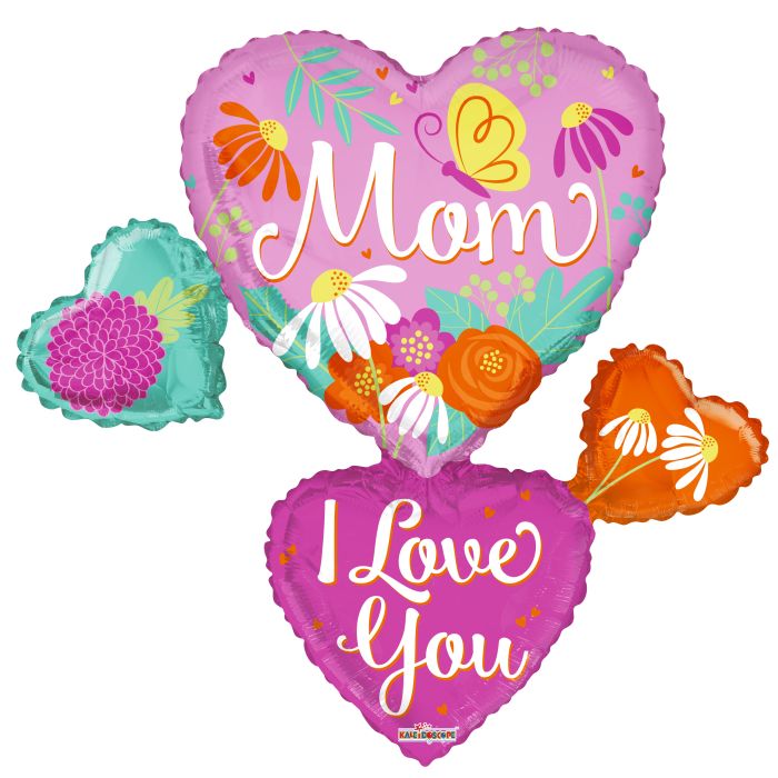 36" Mom I Love You Hearts - Conver USA