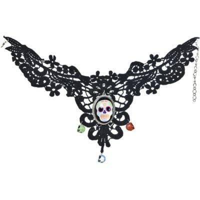Costume Necklace - Sugar Skull