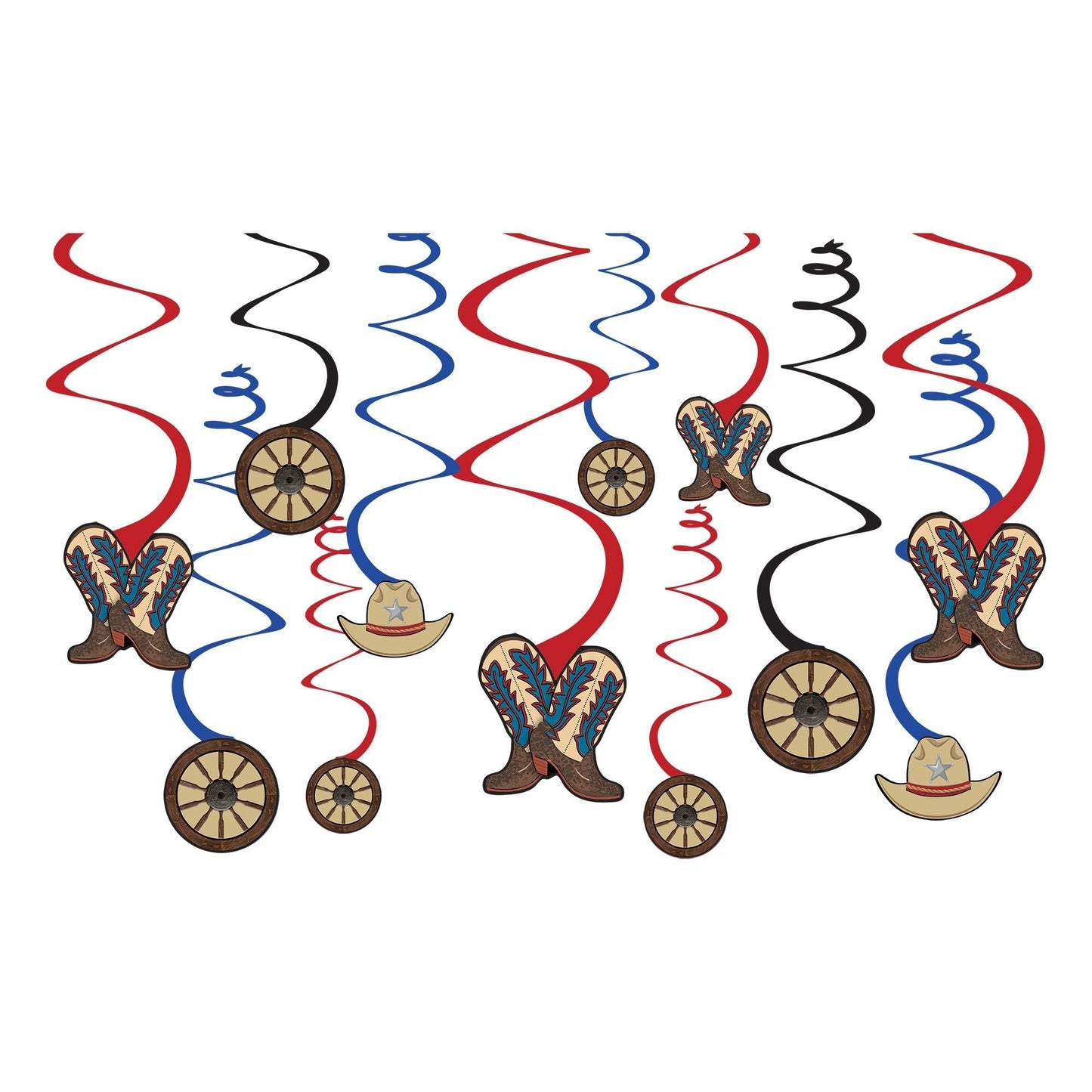 Decorations Value Pack - Western Swirls