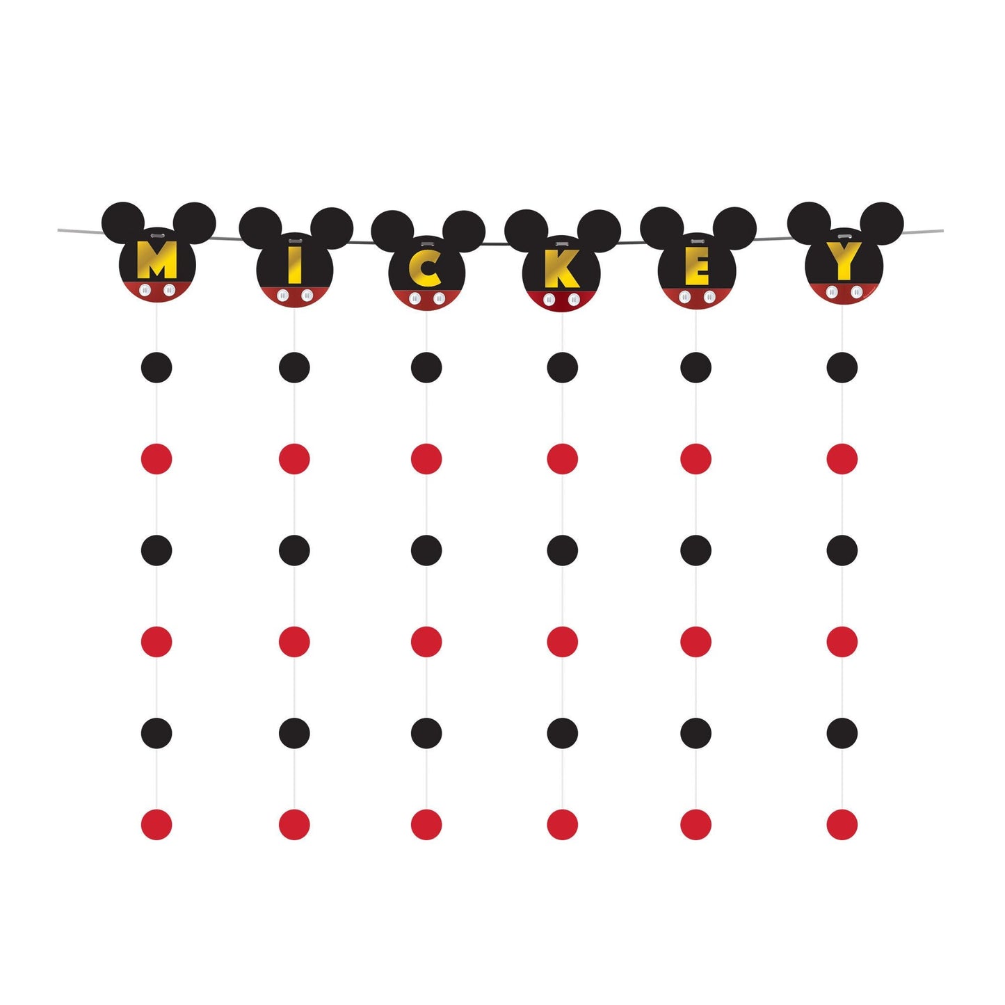 Disney Mickey Mouse Forever Banner String Decorating Kit - Amscan