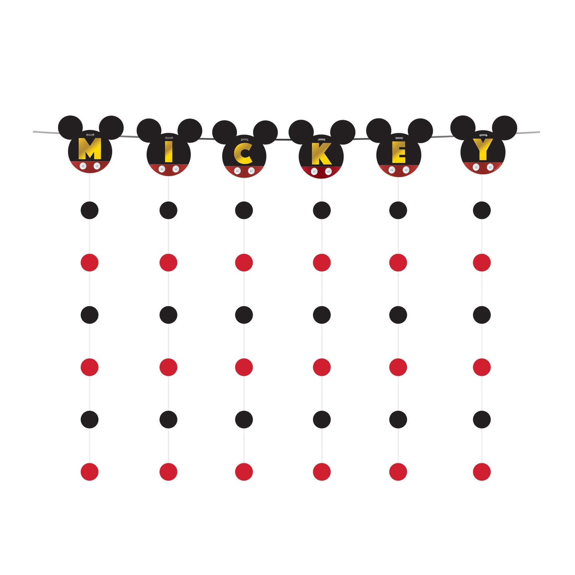 Disney Mickey Mouse Forever Banner String Decorating Kit - Amscan