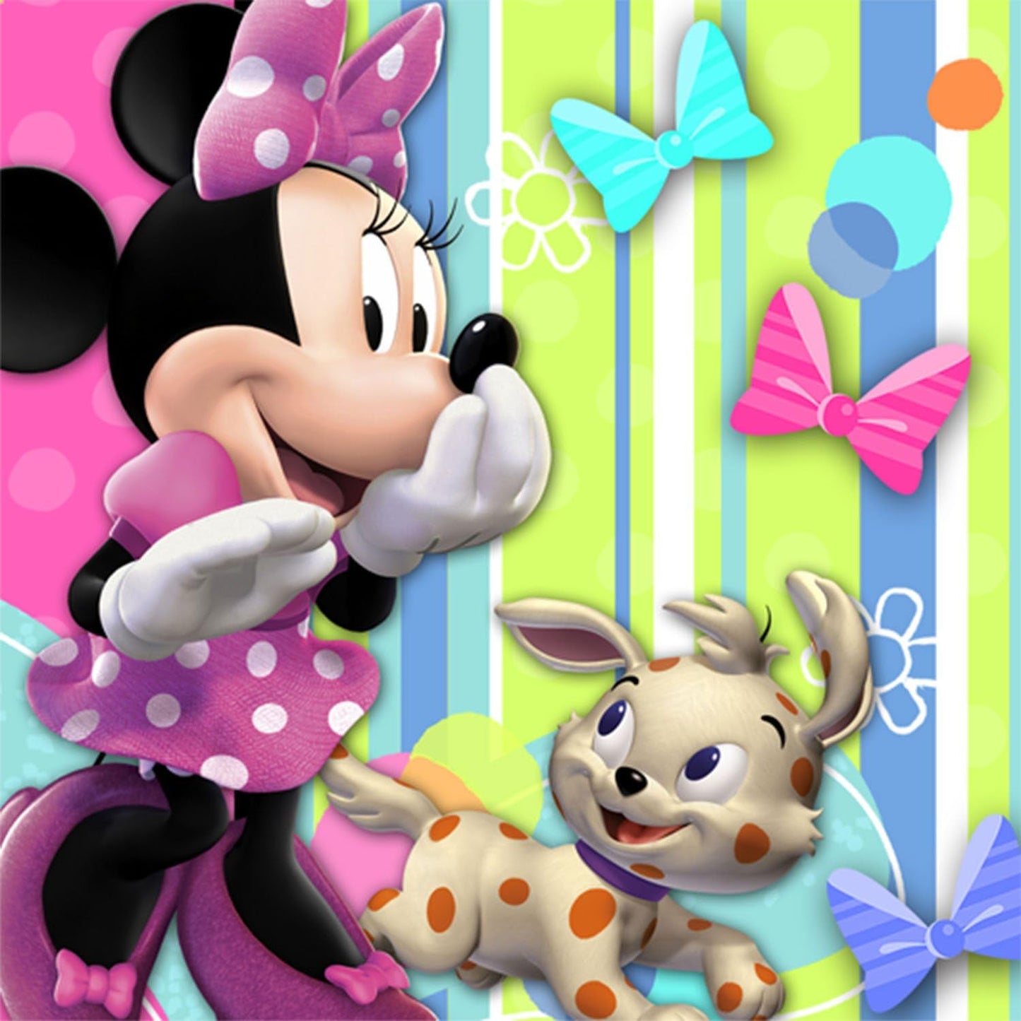 Disney Minnie Mouse Beverage Napkins 16ct - Amscan