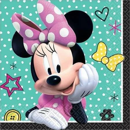 Disney Minnie Mouse Helpers Beverage Napkins 16ct - Amscan