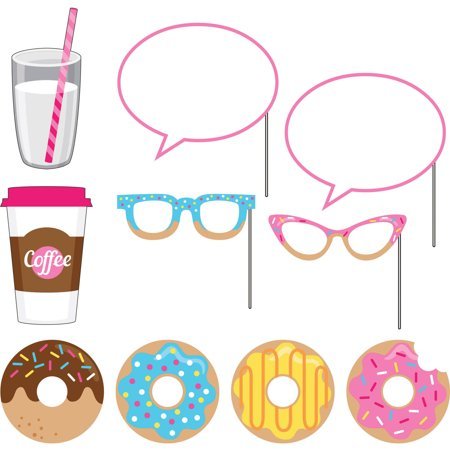Donut Time Photo Props 10ct