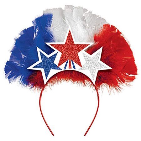 Feather Headband - Patriotic