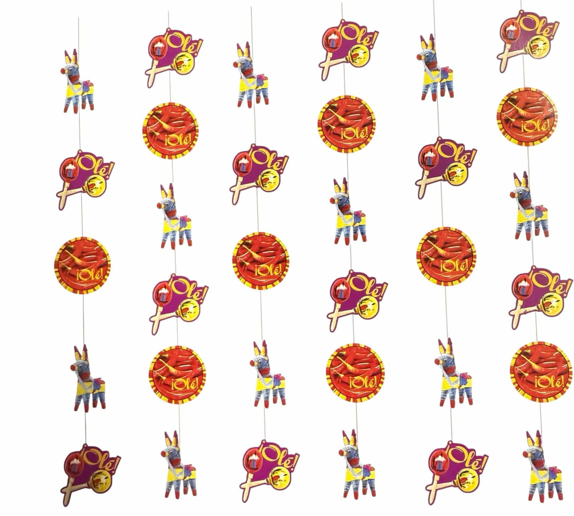 Fiesta 3ft Hanging Decoration 1ct