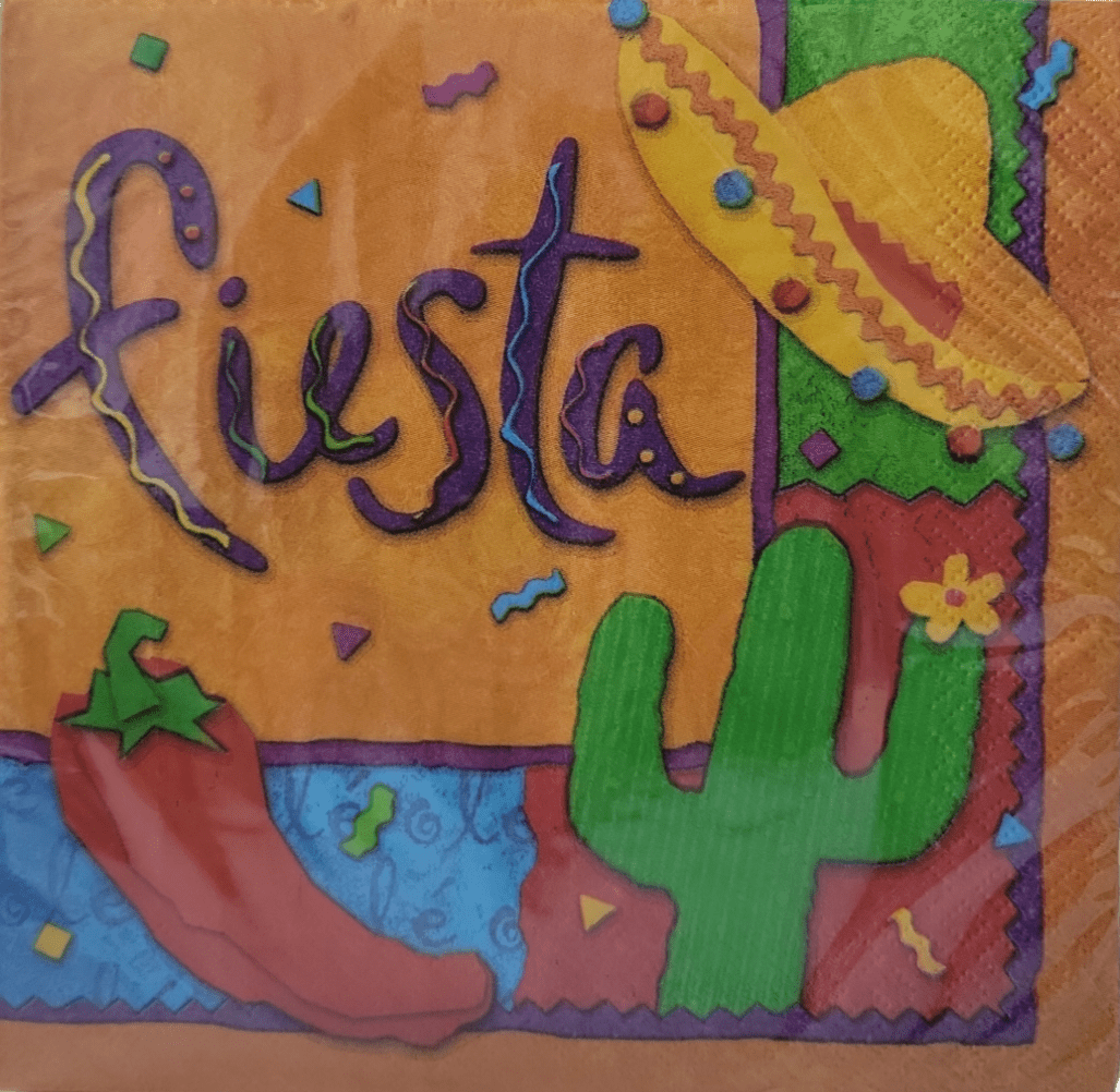 FIesta Ole Ole Luncheon Napkins 16ct - Amscan
