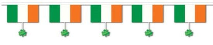 Flags & Shamrocks Banner 16in x 12ft
