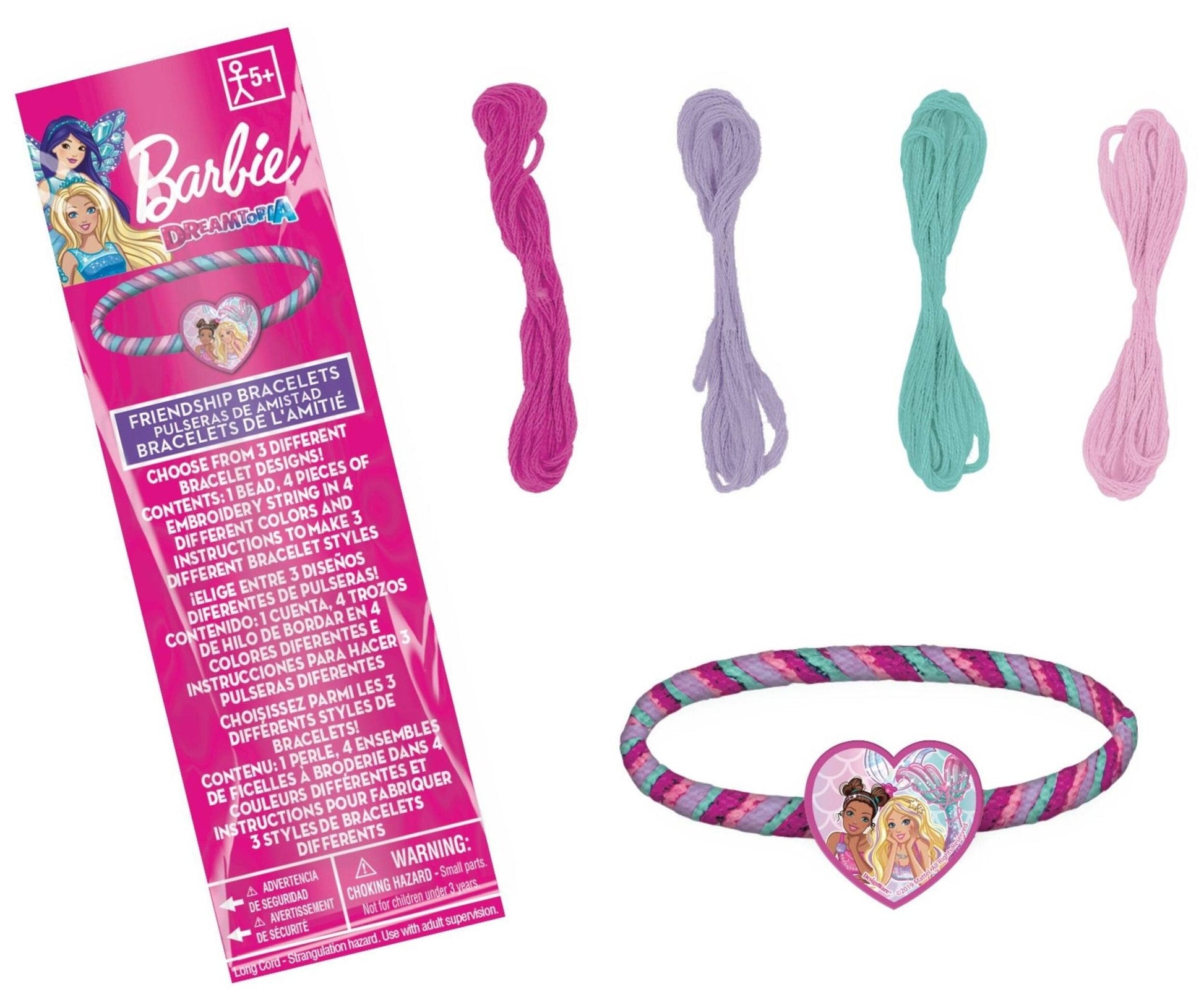Friendship Bracelet Kit - Barbie Dreamtopia Mermaid (8ct)