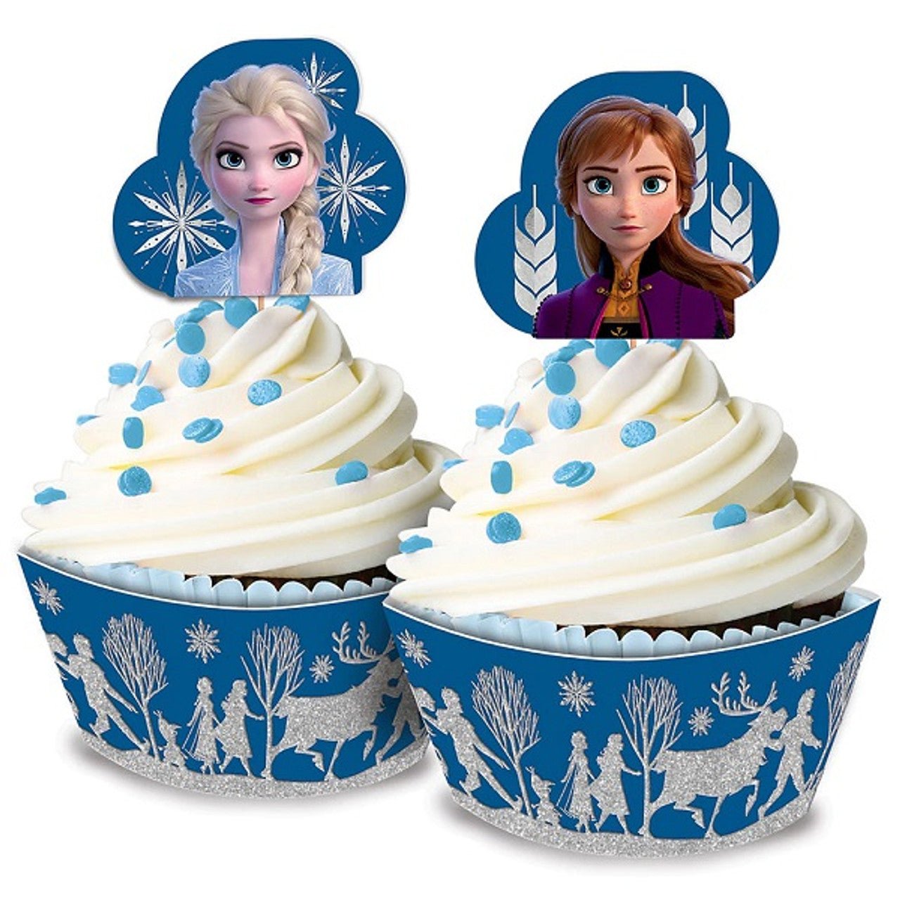 Glitter Cupcake Kit - Disney Frozen 2 (24ct)