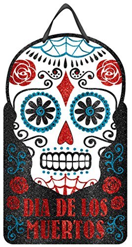 Glossy Sign - Skull Dia de los Muertos