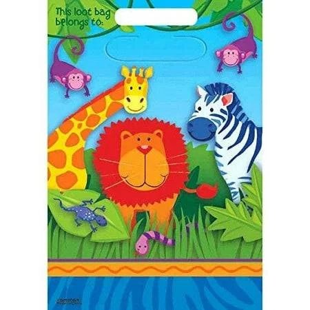 Goodie Bags - Jungle Animal Party (8ct)