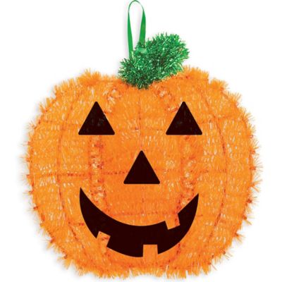 Hanging Decoration - Pumpkin Tinsel