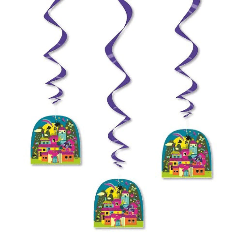 Hanging Swirl Decorations - Encanto (3ct)