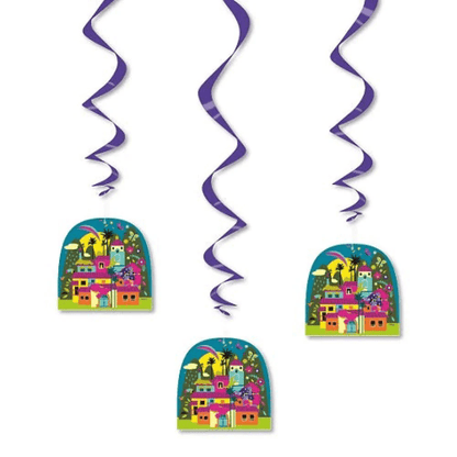 Hanging Swirl Decorations - Encanto (3ct)