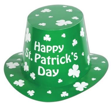 Happy St Patrick's Day Hi - Hat - Printed - Top Hat