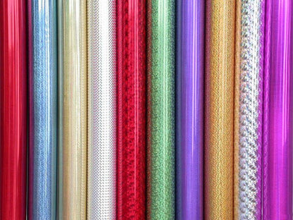 Holographic Solid Foil Sheets 50ct - Winner Party