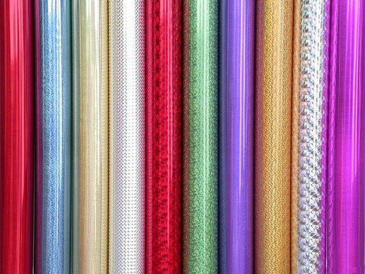 Holographic Solid Foil Sheets 50ct - Winner Party