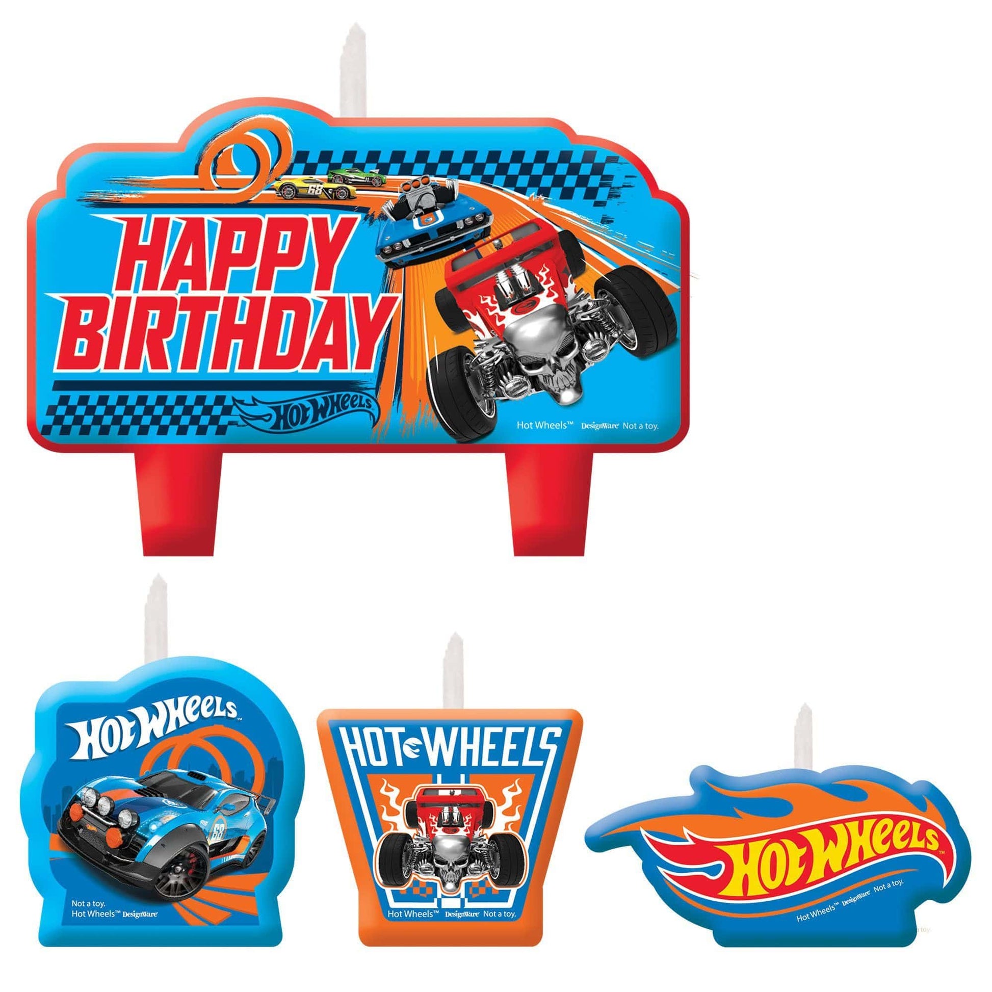 Hot Wheels Birthday Candle 1Ct - Amscan