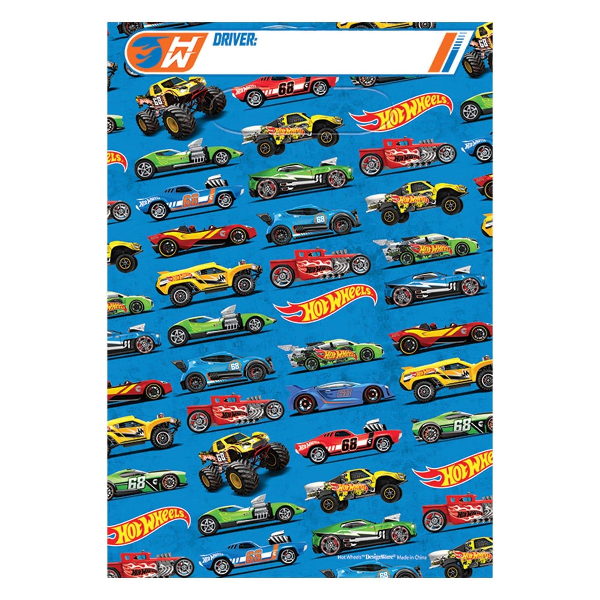 Hot Wheels Loot Bag 8ct - Amscan