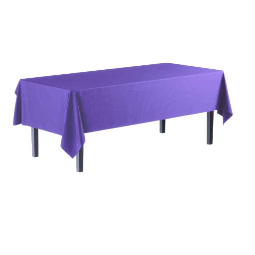 108" Heavy Duty Rectangular Table Cover - Solid Color