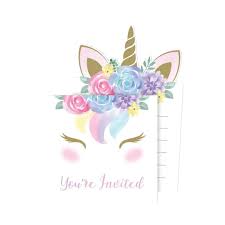 Invitations - Unicorn Baby Shower (8ct)