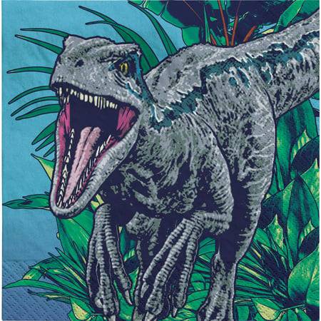 Jurassic World Beverage Napkins (16 Count) - Amscan