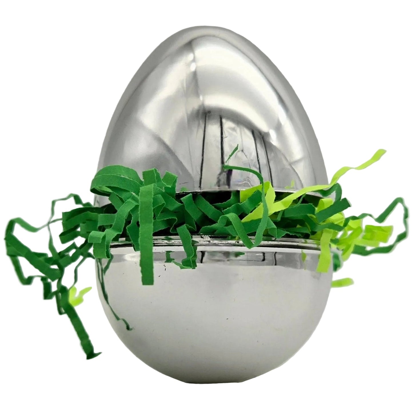 Large Egg - Silver - 1ct - Amscan
