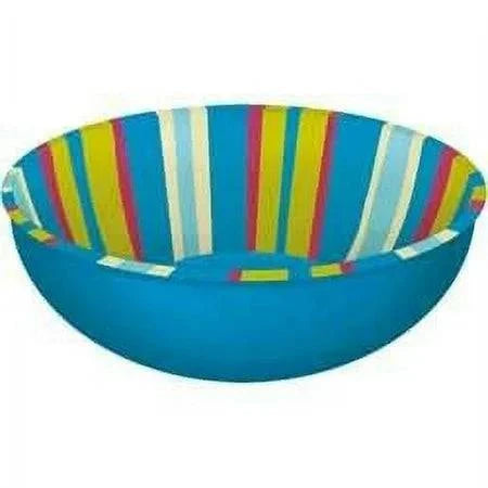 Large Formed Bowl - Summer Stripe Party Time