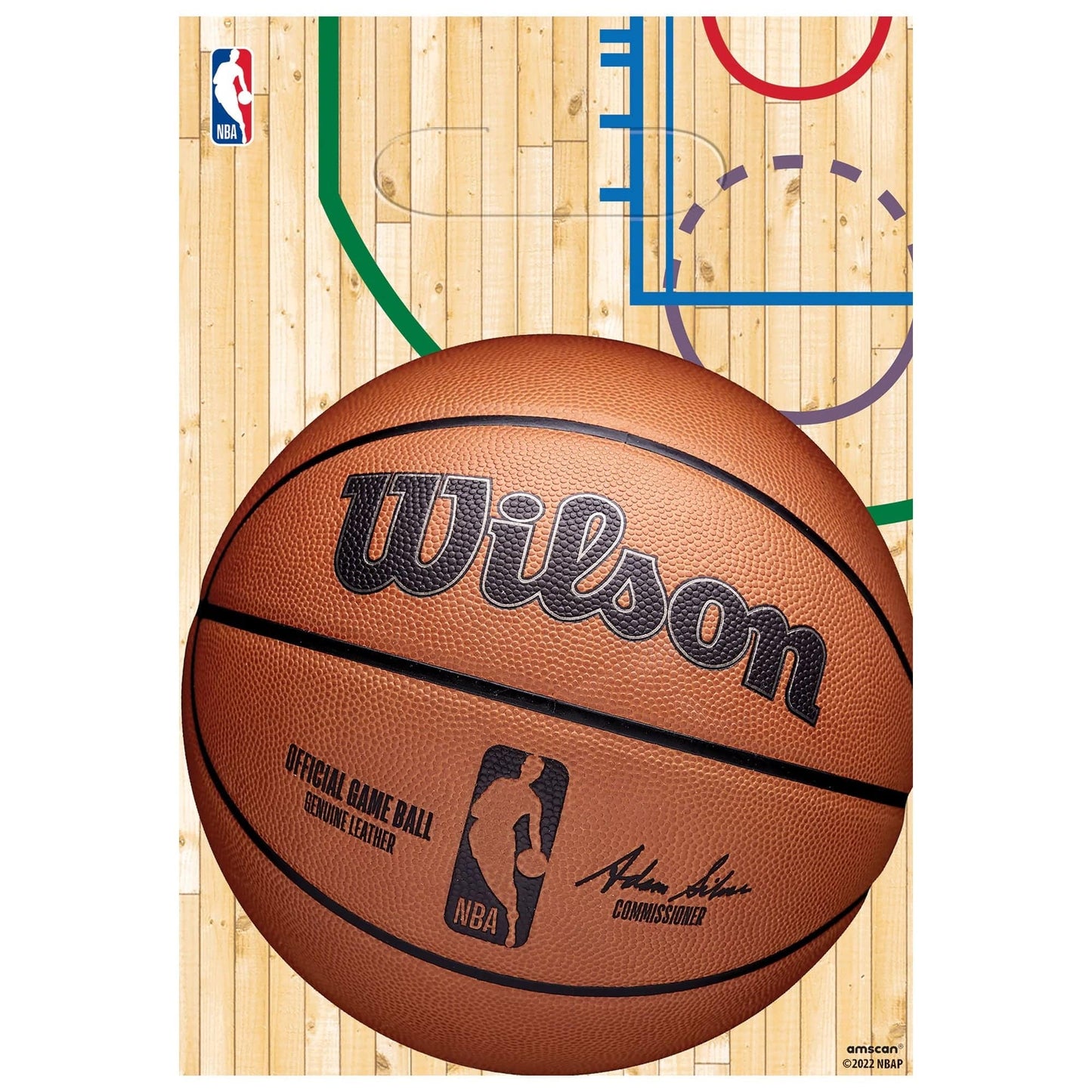 Loot Bags - NBA Wilson (8ct) - Amscan