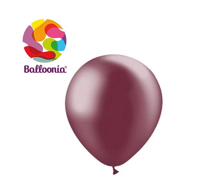 Metallic Burgundy Latex - Balloonia