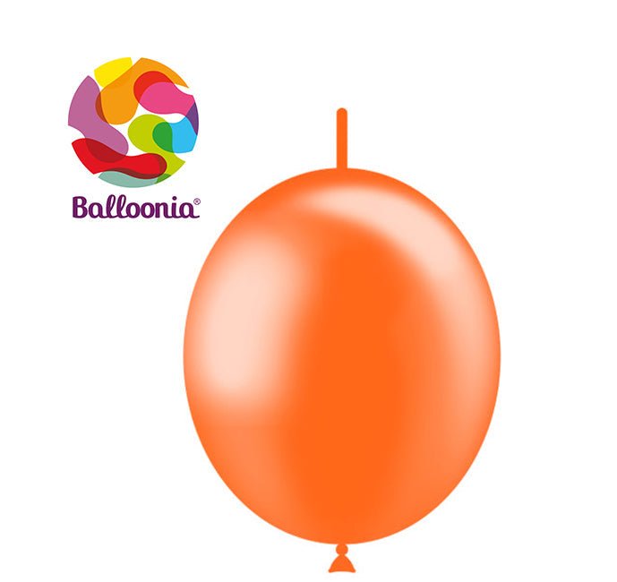 Metallic Orange Latex - Balloonia
