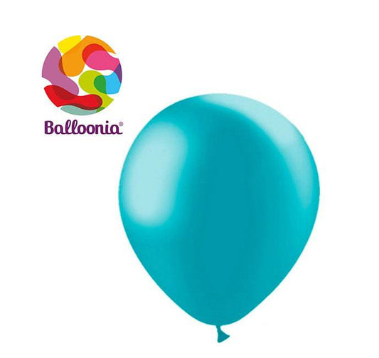 Metallic Turquoise Latex - Balloonia