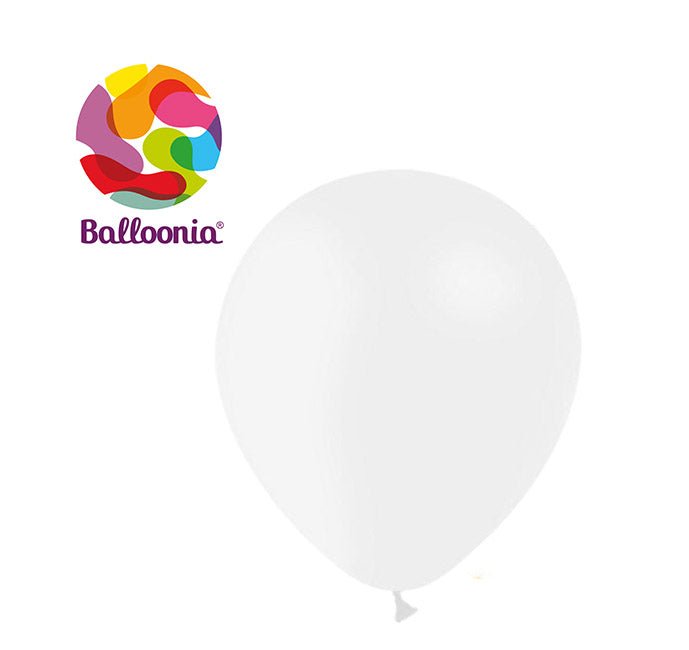 Metallic White Latex - Balloonia